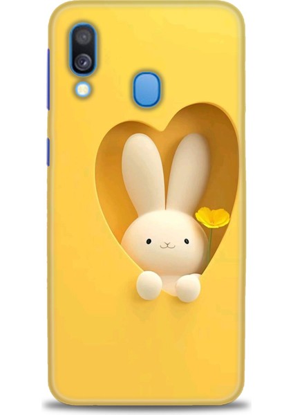 Samsung Galaxy A40 Hd Baskılı Kılıf + Seramik Tam Kaplayan Ekran Koruyucu 71