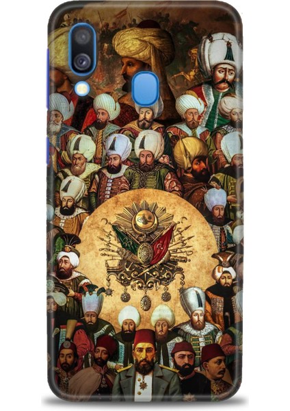 Samsung Galaxy A40 Hd Baskılı Kılıf + Seramik Tam Kaplayan Ekran Koruyucu 468