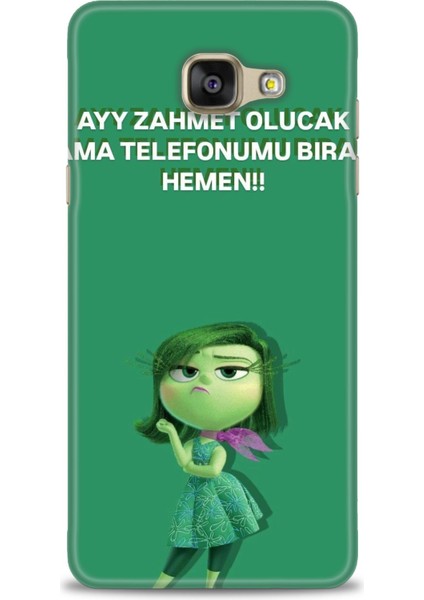 Samsung Galaxy A3 2016 Hd Baskılı Kılıf + Seramik Tam Kaplayan Ekran Koruyucu 154