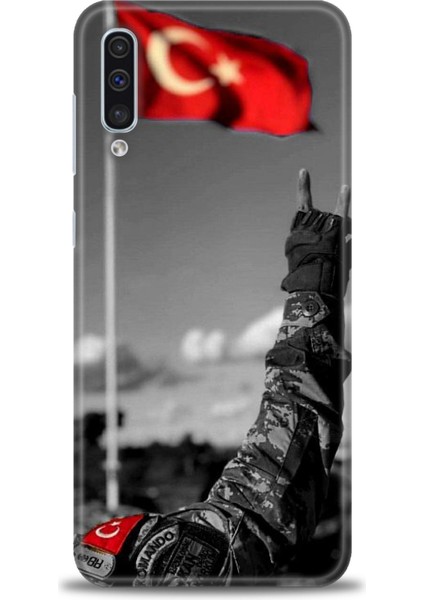 Samsung Galaxy A30S Hd Baskılı Kılıf + Seramik Tam Kaplayan Ekran Koruyucu 35