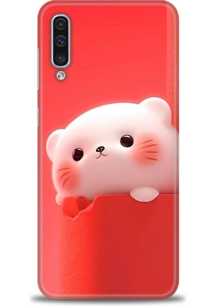 Samsung Galaxy A30S Hd Baskılı Kılıf + Seramik Tam Kaplayan Ekran Koruyucu 75