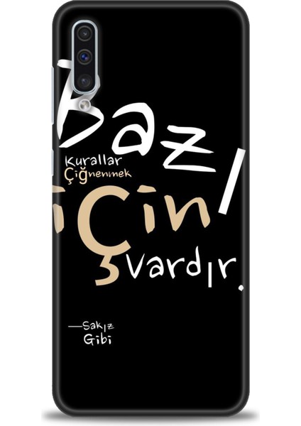Samsung Galaxy A50S Hd Baskılı Kılıf + Seramik Tam Kaplayan Ekran Koruyucu 394