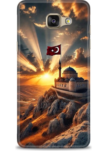 Samsung Galaxy A3 2016 Hd Baskılı Kılıf + Seramik Tam Kaplayan Ekran Koruyucu 229