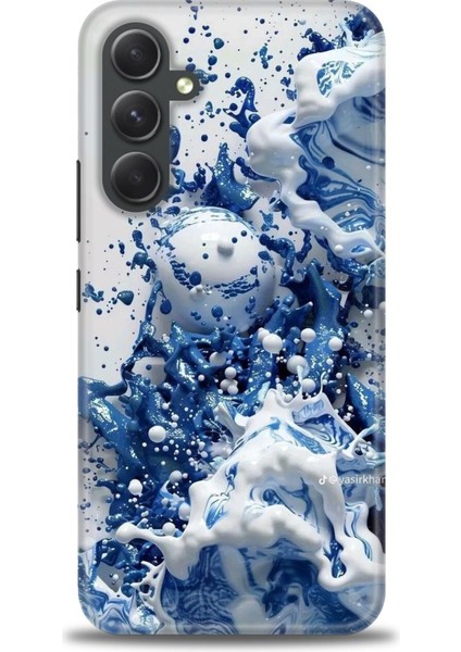 Samsung Galaxy A54 Hd Baskılı Kılıf + Seramik Tam Kaplayan Ekran Koruyucu 327