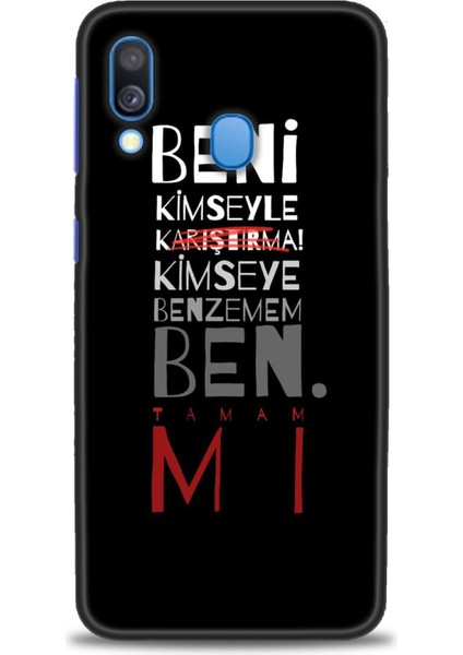 Samsung Galaxy A40 Hd Baskılı Kılıf + Seramik Tam Kaplayan Ekran Koruyucu 396