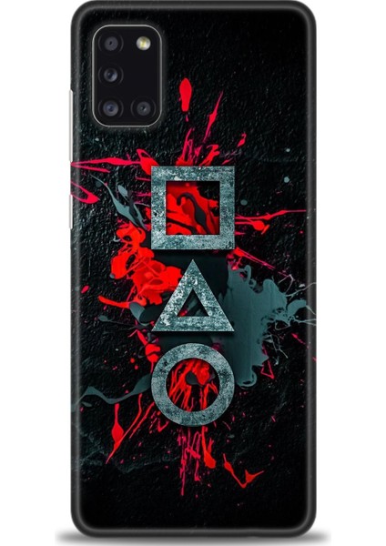 Samsung Galaxy A31 Hd Baskılı Kılıf + Seramik Tam Kaplayan Ekran Koruyucu 281
