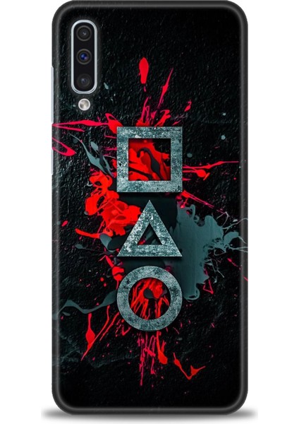 Samsung Galaxy A50 Hd Baskılı Kılıf + Seramik Tam Kaplayan Ekran Koruyucu 281
