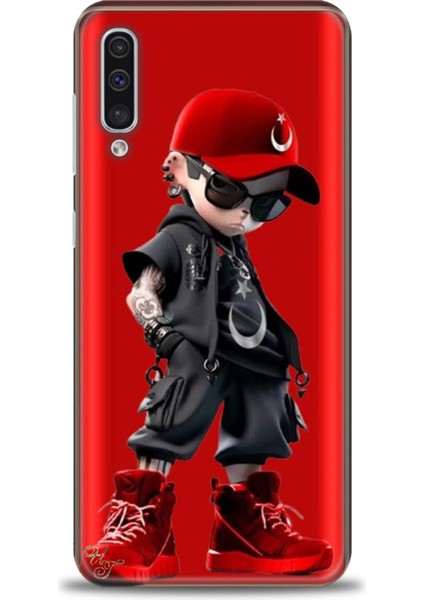 Samsung Galaxy A30S Hd Baskılı Kılıf + Seramik Tam Kaplayan Ekran Koruyucu 250
