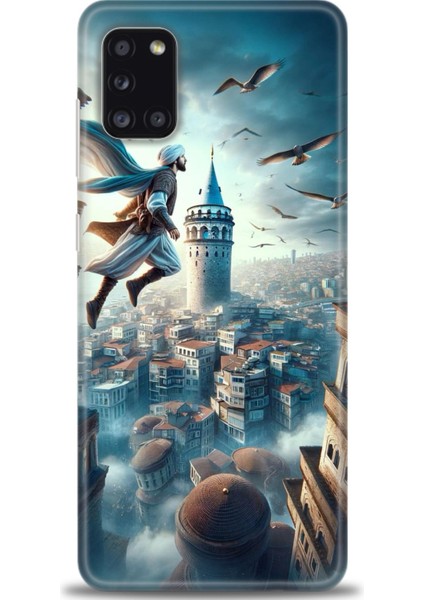 Samsung Galaxy A31 Hd Baskılı Kılıf + Seramik Tam Kaplayan Ekran Koruyucu 224
