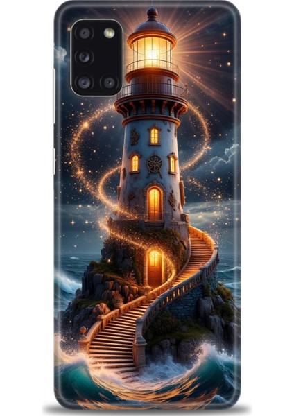 Samsung Galaxy A31 Hd Baskılı Kılıf + Seramik Tam Kaplayan Ekran Koruyucu 232