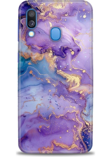 Samsung Galaxy A40 Hd Baskılı Kılıf + Seramik Tam Kaplayan Ekran Koruyucu 311