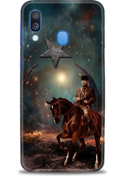 Samsung Galaxy A40 Hd Baskılı Kılıf + Seramik Tam Kaplayan Ekran Koruyucu 25