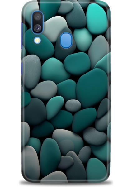 Samsung Galaxy A40 Hd Baskılı Kılıf + Seramik Tam Kaplayan Ekran Koruyucu 346