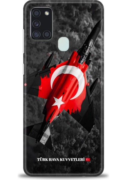 Samsung Galaxy A21S Hd Baskılı Kılıf + Seramik Tam Kaplayan Ekran Koruyucu 37