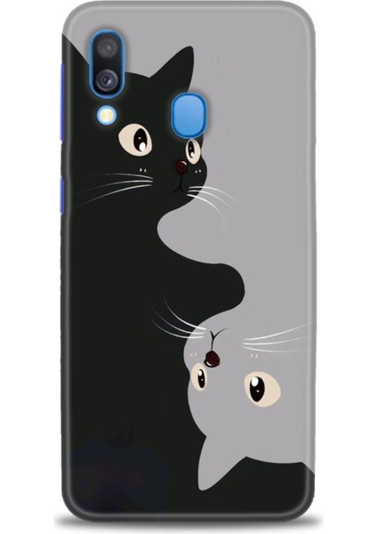 Samsung Galaxy A40 Hd Baskılı Kılıf + Seramik Tam Kaplayan Ekran Koruyucu 67