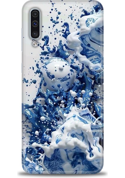 Samsung Galaxy A30S Hd Baskılı Kılıf + Seramik Tam Kaplayan Ekran Koruyucu 327