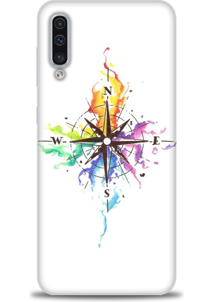 Samsung Galaxy A50 Hd Baskılı Kılıf + Seramik Tam Kaplayan Ekran Koruyucu 88