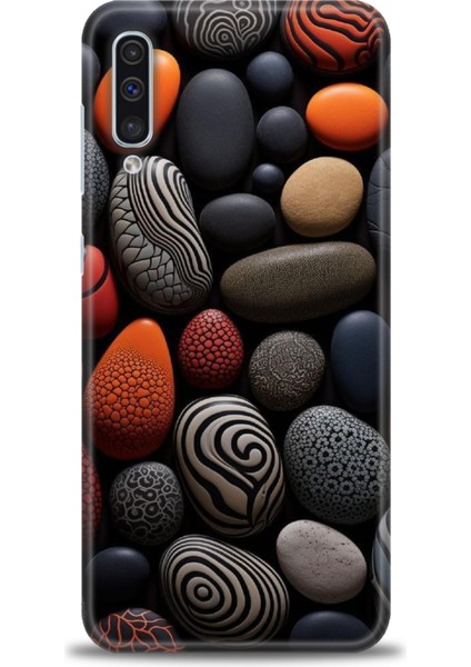 Samsung Galaxy A50S Hd Baskılı Kılıf + Seramik Tam Kaplayan Ekran Koruyucu 344