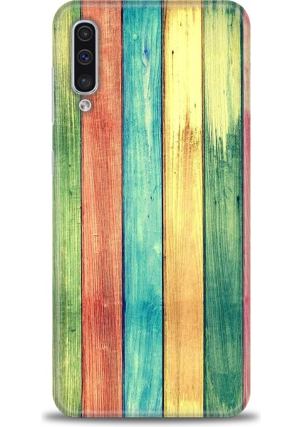 Samsung Galaxy A50S Hd Baskılı Kılıf + Seramik Tam Kaplayan Ekran Koruyucu 438