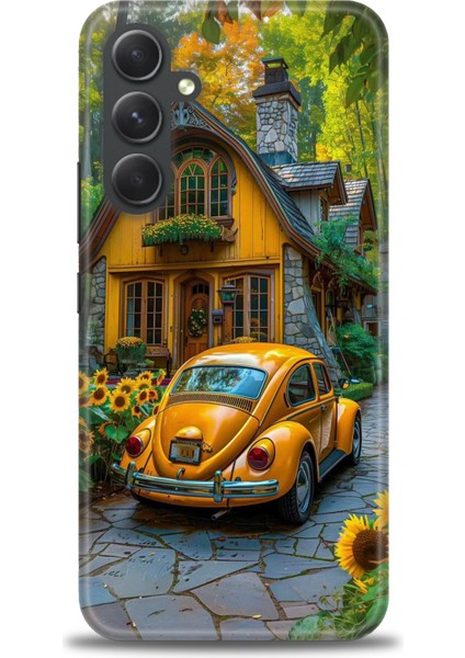 Samsung Galaxy A54 Hd Baskılı Kılıf + Seramik Tam Kaplayan Ekran Koruyucu 110