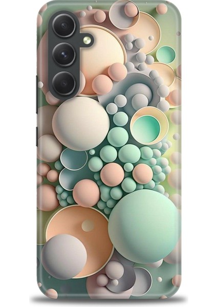 Samsung Galaxy A54 Hd Baskılı Kılıf + Seramik Tam Kaplayan Ekran Koruyucu 347