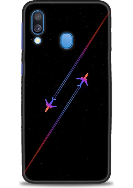 Samsung Galaxy A40 Hd Baskılı Kılıf + Seramik Tam Kaplayan Ekran Koruyucu 390