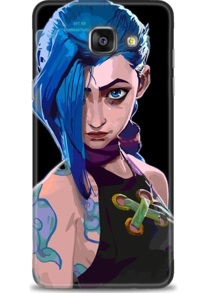Samsung Galaxy A5 2016 Hd Baskılı Kılıf + Seramik Tam Kaplayan Ekran Koruyucu 271
