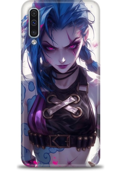 Samsung Galaxy A50 Hd Baskılı Kılıf + Seramik Tam Kaplayan Ekran Koruyucu 276
