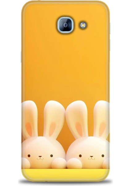 Samsung Galaxy A8 2016 Hd Baskılı Kılıf + Seramik Tam Kaplayan Ekran Koruyucu 78