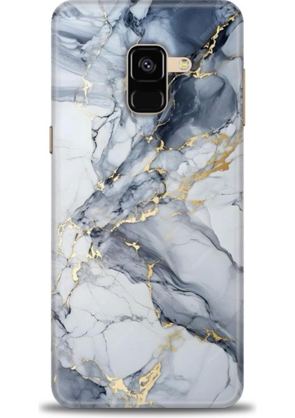 Samsung Galaxy A8 2018 Hd Baskılı Kılıf + Seramik Tam Kaplayan Ekran Koruyucu 319