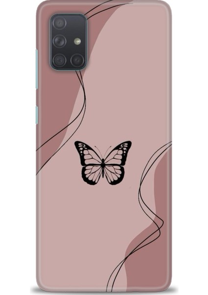 Samsung Galaxy A71 Hd Baskılı Kılıf + Seramik Tam Kaplayan Ekran Koruyucu 183