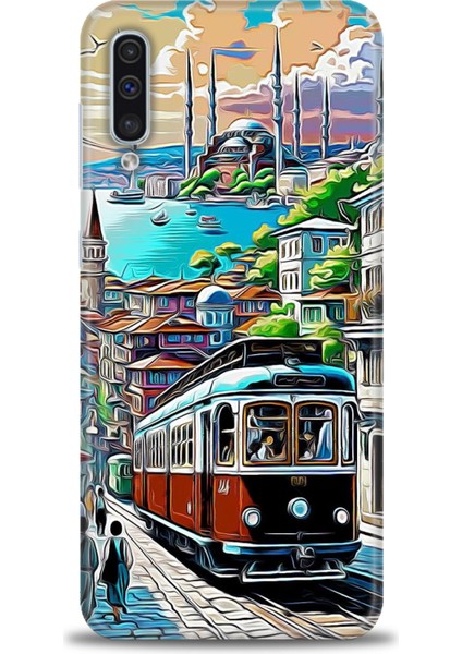 Samsung Galaxy A50S Hd Baskılı Kılıf + Seramik Tam Kaplayan Ekran Koruyucu 225