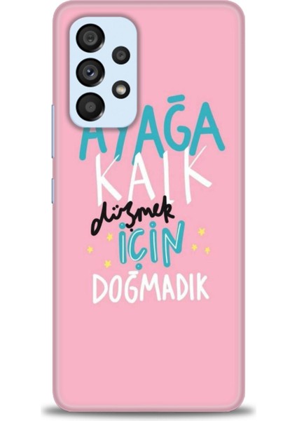 Samsung Galaxy A73 5g Hd Baskılı Kılıf + Seramik Tam Kaplayan Ekran Koruyucu 161