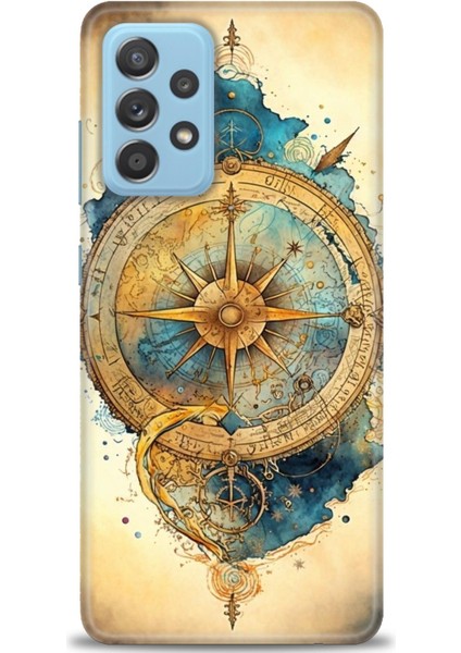 Samsung Galaxy A52S 5g Hd Baskılı Kılıf + Seramik Tam Kaplayan Ekran Koruyucu 89