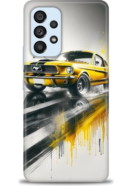 Samsung Galaxy A53 5g Hd Baskılı Kılıf + Seramik Tam Kaplayan Ekran Koruyucu 108