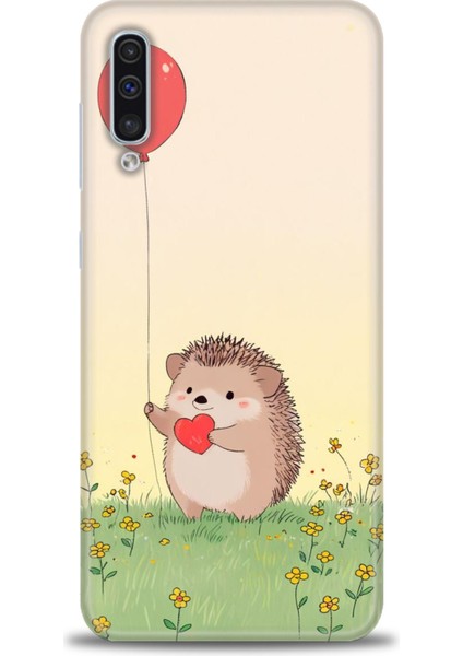 Samsung Galaxy A30S Hd Baskılı Kılıf + Seramik Tam Kaplayan Ekran Koruyucu 305