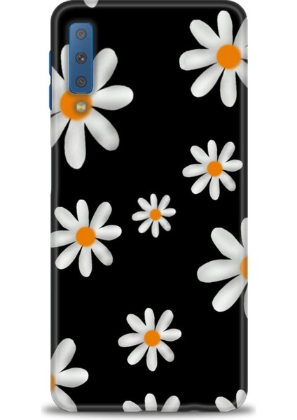 Samsung Galaxy A7 2018 Hd Baskılı Kılıf + Seramik Tam Kaplayan Ekran Koruyucu 138