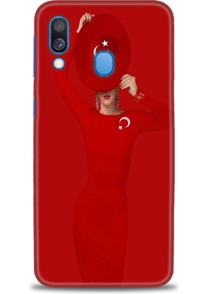 Samsung Galaxy A40 Hd Baskılı Kılıf + Seramik Tam Kaplayan Ekran Koruyucu 241