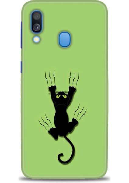 Samsung Galaxy A40 Hd Baskılı Kılıf + Seramik Tam Kaplayan Ekran Koruyucu 65