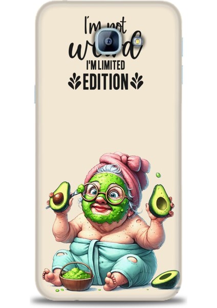 Samsung Galaxy A8 2016 Hd Baskılı Kılıf + Seramik Tam Kaplayan Ekran Koruyucu 43
