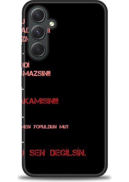 Samsung Galaxy A54 Hd Baskılı Kılıf + Seramik Tam Kaplayan Ekran Koruyucu 391