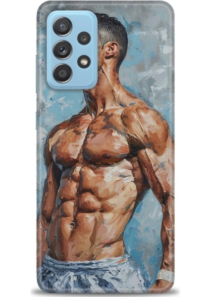 Samsung Galaxy A52S 5g Hd Baskılı Kılıf + Seramik Tam Kaplayan Ekran Koruyucu 4