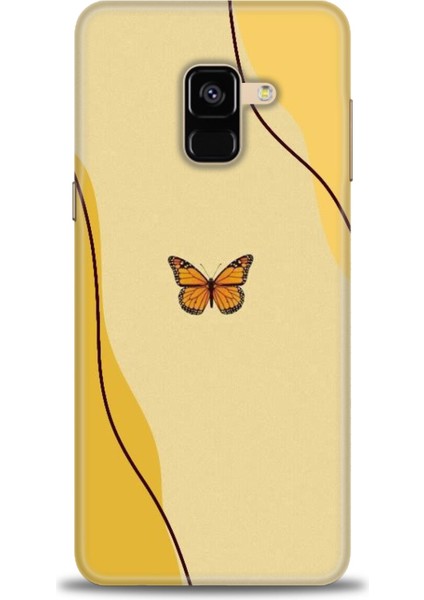 Samsung Galaxy A8 2018 Hd Baskılı Kılıf + Seramik Tam Kaplayan Ekran Koruyucu 188