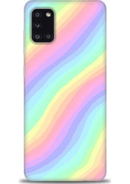 Samsung Galaxy A31 Hd Baskılı Kılıf + Seramik Tam Kaplayan Ekran Koruyucu 427
