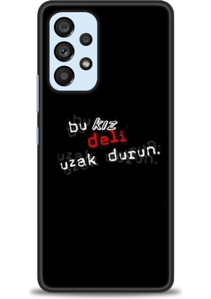 Samsung Galaxy A53 5g Hd Baskılı Kılıf + Seramik Tam Kaplayan Ekran Koruyucu 398