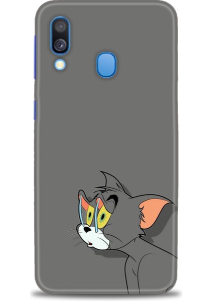 Samsung Galaxy A40 Hd Baskılı Kılıf + Seramik Tam Kaplayan Ekran Koruyucu 408