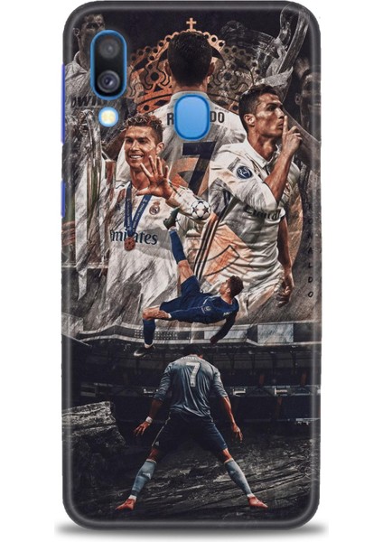 Samsung Galaxy A40 Hd Baskılı Kılıf + Seramik Tam Kaplayan Ekran Koruyucu 10