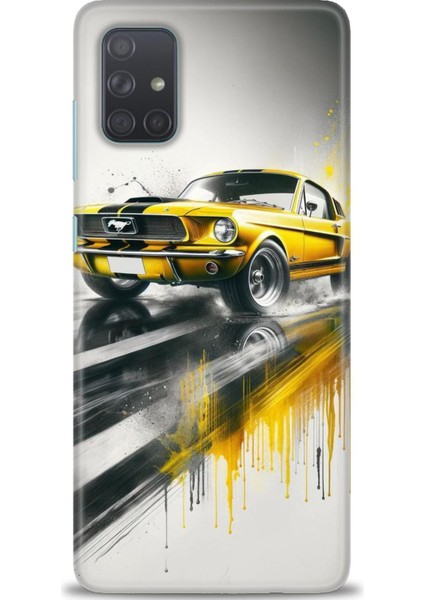 Samsung Galaxy A71 Hd Baskılı Kılıf + Seramik Tam Kaplayan Ekran Koruyucu 108
