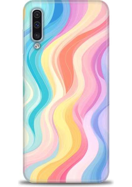 Samsung Galaxy A50S Hd Baskılı Kılıf + Seramik Tam Kaplayan Ekran Koruyucu 424