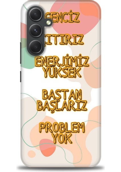 Samsung Galaxy A54 Hd Baskılı Kılıf + Seramik Tam Kaplayan Ekran Koruyucu 170